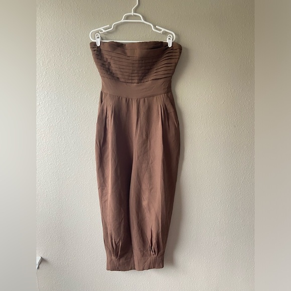 Anthropologie Pants - NWT Anthropologie Nikita Mhaisalkar Strapless Pleated Jumpsuit